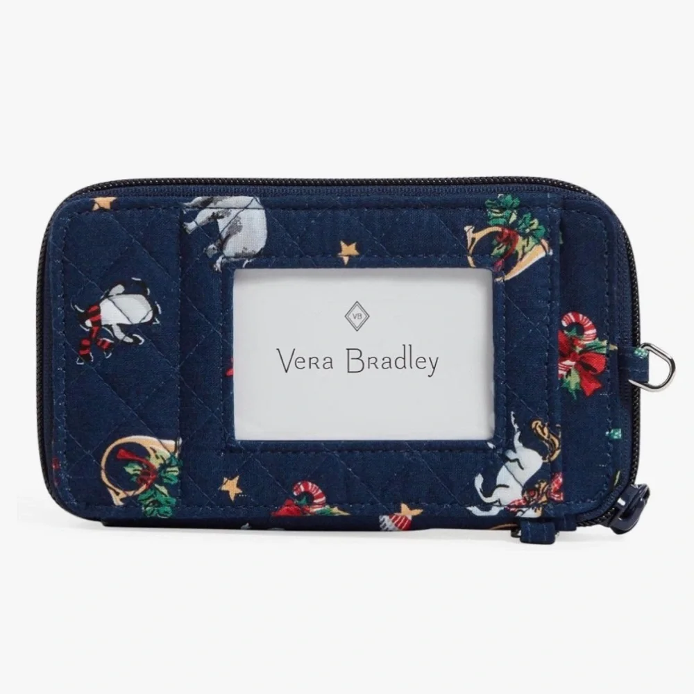 Vera Bradley Snow Globe Motif Smartphone Wristlet with RFID